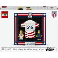 Конструктор LEGO Editions Football Футболка национальной сборной США по футболу 2026 года 43033