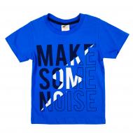 Футболка для мальчика AKKU Make Some р.116 голубой 9064