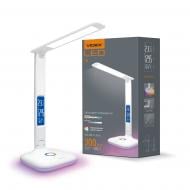 Настільна лампа офісна Videx 7 Вт без цоколя білий глянець 25052