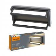 Videx Світильник настінний LED 12W з сенсором WL01 2800K-4000K-6000K Black VIDEX 12 Вт 2800/4000/6000K К чорний матови
