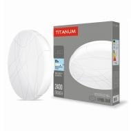 Светильник настенно-потолочный TITANUM Кривые линии 32 Вт LED-модуль белый матовый 26683