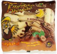 Палички кукурудзяні Сова з шоколадно-горіховою начинкою 115 г