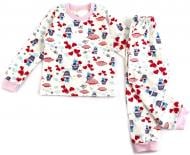 Піжама дитяча унісекс Фламінго ведмедик р.104 молочний 329-310-3