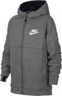 Толстовка Nike B NSW HOODIE FZ AV15 856185-063 серый