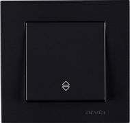 Выключатель проходной одноклавишный Arvia Electric Karen без подсветки черный 20 07 2000 209 Выключатель проходной одноклавишный Arvia Electric Karen без подсветки черный 20 07 2000 209