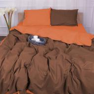 Комплект постільної білизни MirSon 16-1367 Torino помаранчевий/коричневий