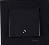 Выключатель одноклавишный Arvia Electric Karen без подсветки черный 20 07 2000 207 Выключатель одноклавишный Arvia Electric Karen без подсветки черный 20 07 2000 207