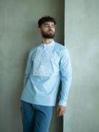 Вышиванка Эдельвика 905-18/00 голубой р. XL