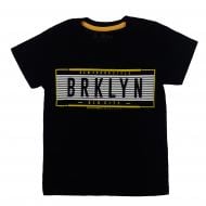 Футболка для хлопчика AKKU BRKLYN р.122 чорний 9065