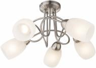 Люстра потолочная Globo 5xE14 матовый хром 63170-5