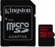 Карта памяти Kingston microSDXC 32 ГБ Class 10 (SDCR/32GB) UHS-I U3 R100/W80MB/s + SD