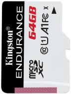 Карта пам'яті Kingston High Endurance microSDXC Card 64GB Class 10 UHS-I U1 A1