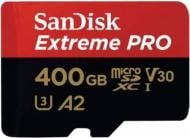Карта пам'яті SanDisk microSDXC 400 ГБ Class 10 (SDSQXCZ-400G-GN6MA) UHS-I U3 A2 R170/W90MB/s Extreme Pro V30 + SD