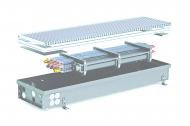 Конвектор внутрипольный Carrera 4SV2 (Inox) 2 т/о 280x2250x110 мм + вентилятор DC24V