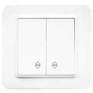 Выключатель проходной двухклавишный Arvia Electric Lavin без подсветки белый матовый 21 29 4001 211 Выключатель проходной двухклавишный Arvia Electric Lavin без подсветки белый матовый 21 29 4001 211