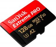 Карта памяти SanDisk microSDXC 128 ГБ Class 10 (SDSQXCY-128G-GN6MA) UHS-I U3 A2 R170/W90MB/s Extreme Pro + SD Карта памяти SanDisk microSDXC 128 ГБ Class 10 (SDSQXCY-128G-GN6MA) UHS-I U3 A2 R170/W90MB/s Extreme Pro + SD