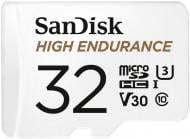 Карта памяти SanDisk microSDXC 32 ГБ Class 10 (SDSQQNR-032G-GN6IA) UHS-I U3 V30 R100/W40MB/s High Endurance