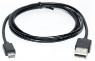 Дата-кабель Real-el USB – microUSB 0,6 м черный (EL123500021)