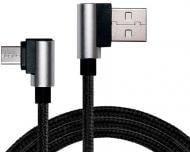 Дата-кабель Real-el USB – microUSB 1 м чорний (EL123500031)