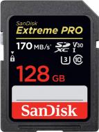 Карта памяти SanDisk SDXC 128 ГБ UHS-I Class 3 (U3) (SDSDXXY-128G-GN4IN) Extreme Pro