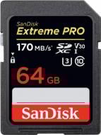 Карта памяти SanDisk SDXC 64 ГБ UHS-I Class 3 (U3) (SDSDXXY-064G-GN4IN) Extreme Pro Карта памяти SanDisk SDXC 64 ГБ UHS-I Class 3 (U3) (SDSDXXY-064G-GN4IN) Extreme Pro
