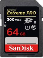 Карта памяти SanDisk SDXC 64 ГБ UHS-II Class 3 (U3) (SDSDXPK-064G-GN4IN) 4K Extreme Pro