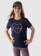 Футболка 4F TSHIRT F1547 4FJWAW24TTSHF1547-31S р.140 синий