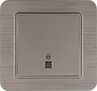 Выключатель проходной одноклавишный Arvia Electric Lavin с подсветкой медный 21 28 4010 210