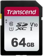 Карта пам'яті Transcend SDXC 64 ГБ UHS Speed Class 1 (U1) (TS64GSDC300S )