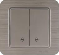 Выключатель проходной двухклавишный Arvia Electric Lavin без подсветки медный 21 28 4010 211 Выключатель проходной двухклавишный Arvia Electric Lavin без подсветки медный 21 28 4010 211