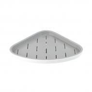 Полка угловая MVM ВР-26 белый/серый Полка угловая MVM ВР-26 белый/серый