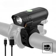 Ліхтар велосипедний Aspini 400 Lm чорний FL-400AP-BLK