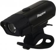 Фонарь велосипедный Aspini 400 Lm черный FL-400AP-BLK