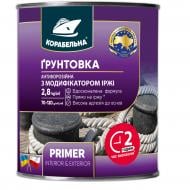 Ґрунтовка КОРАБЕЛЬНА антикорозійна з модифікатором іржі RAL 7046 сірий мат 12 кг