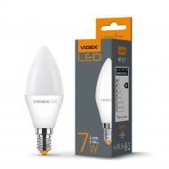 Лампа світлодіодна Videx 7 Вт C37 матова E14 220 В 4100 К 24955