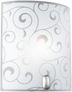 Светильник настенный BIKE 1x60 Вт E27 белыйсеребряный