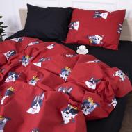Комплект постельного белья Бязь 17-0568 Kings of dogs 143х210 см мультиколор MirSon