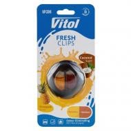 Ароматизатор на дефлектор Vitol Fresh Clips Pineapple+Coconat 3 мл