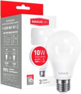 Лампа светодиодная Maxus 10 Вт A60 матовая E27 220 В 3000 К 1-LED-561-01