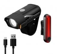 Набір ліхтарів Aspini 400 Lm чорний SL-400-10-BLK