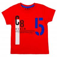 Футболка для хлопчика AKKU С8 р.140 червоний 9102