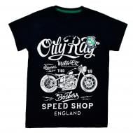 Футболка для мальчика AKKU Oil Ray р.104 темно-синий 9131