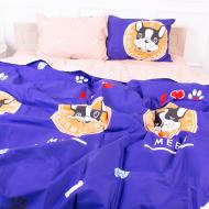 Комплект постільної білизни Бязь 17-0569 Bart Teem 2х143х210 см мультиколор MirSon Комплект постільної білизни Бязь 17-0569 Bart Teem 2х143х210 см мультиколор MirSon