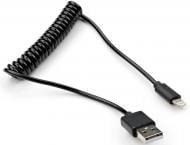 Дата-кабель Vinga USB 2.0 AM – Lightning 1 м черный (VCPDCLS1BK)