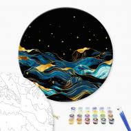 Картина по номерам Ночной океан 30x30 см Brushme