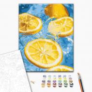 Картина по номерам Освежающий лимон 40x50 см Brushme