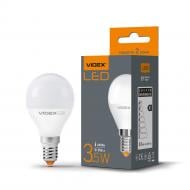 Лампа світлодіодна Videx 3,5 Вт G45 матова E14 220 В 4100 К 23500
