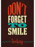 Постер «Не забывай улыбаться» 27х39 см Posterclub