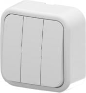 Выключатель трехклавишный Arvia Electric Aria без подсветки белый 25 01 1000 254 Выключатель трехклавишный Arvia Electric Aria без подсветки белый 25 01 1000 254