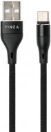 Дата-кабель Vinga USB 2.0 AM – Type-C 1 м чорний (VCPDCTCCANB1BK)